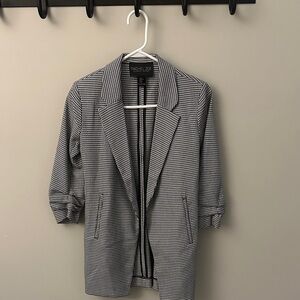 Rachel Zoe Monochrome Houndstooth Jacket
